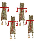 Heavy Duty Tie Down Kit With 5/16 To 3/8 Inch Chains And Ratchet Binders, 5400 Lbs Safe Working Load, G70 Hooks
