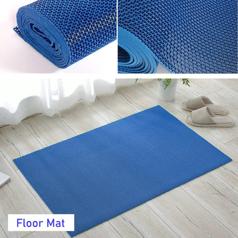 Grab This Killer Non Slip Outdoor Drainage Mat Measuring Three Feet By Ten Feet Perfect For Commercial Kitchen Floors Garage Poolside Bathroom And Restaurant Use With Awesome S Shaped Design That Drains Water Fast And Stays Super Clean shown rolled and laid out
