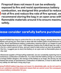 Important safety guidelines for using Heavy Duty Fireproof Lithium Battery Safe for 200 Ah E Bike Packs.