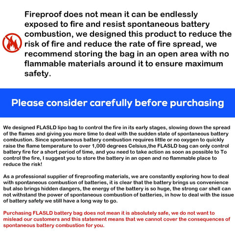 Important safety guidelines for using Heavy Duty Fireproof Lithium Battery Safe for 200 Ah E Bike Packs.