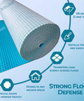 Heavy Duty Waterproof Uncoupling Membrane Roll Built Different For Tile Floors With One Eighth Inch Anti Fracture Guard And Three Hundred Twenty Three Square Foot Spread For Zero Hassle Setup Every Time, 3mm thick roll.