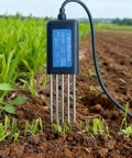 8 In 1 Soil Tester For NPK PH Moisture EC Conductivity And Fertility in soil with metal probes, for garden use