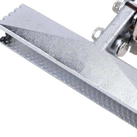 Close-up of Six Inch Straight Jaw Sheet Metal Seamer Hand Tool For Bending And Flattening Metal showing CRV steel jaws.