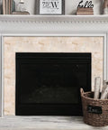 Peel And Stick Backsplash Tile Kit For Kitchen And Bathroom, Real Stone Or Wood Texture, DIY Friendly, fireplace setting