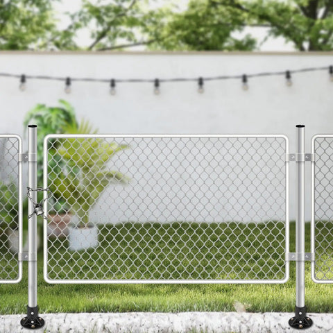 2 Inch Floor Flange Chain Link Fence Post Bracket Beefy Heavy Duty Steel Base For Round Posts OD 1 7 8 Inch Fence Mounting