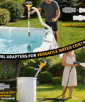 20V Battery Powered Water Transfer Pump Cordless Go Anywhere Stick Pump With 37 Inch Hose And Detachable Rod 800 GPH Portable Water Pump used for pool and garden watering