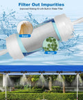 Plug And Play Outdoor Misting Kit 50 Feet Installation Free With Built In Water Filter 15 Brass Nozzles above patio