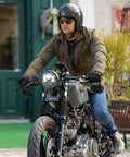Motorcyclist using Anti Vibration Module SPC Plus Accessory For Smartphones, Upgrade Your Setup With Real Vibration Reduction