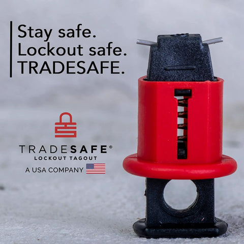 Three Pack Circuit Breaker Lockout Device For Three Eighth Inch Toggle Holes Standard Miniature Lockout Kit