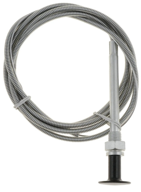 Coiled metal Remote Control Cables With Universal Fit For Everyday Home And Light Industrial Use, Seven Eighths Inch By Five Feet