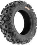 Set Of Four 25x8-12 Front And 25x10-12 Rear ATV UTV Tubeless 6PR Tires Power I A033 Bundle For Trails Desert Mud Dirt Rocks