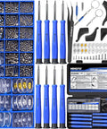 Magnetic Eyeglass Repair Kit With Eight Precision Screwdrivers Nose Pads Ear Grips And Tweezers In A Handy Travel Case