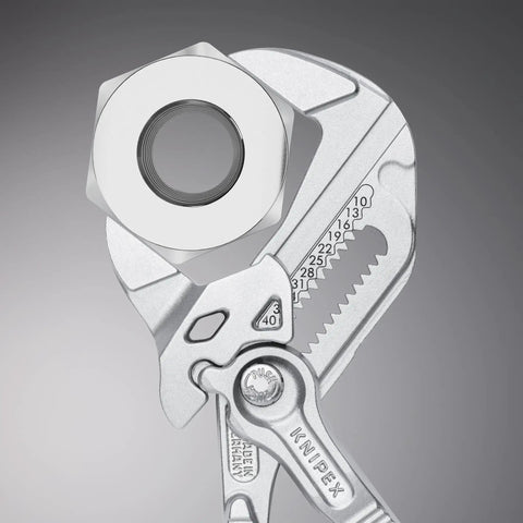 Two-Piece Pliers Wrench Set With Parallel Jaws For Infinitely Variable Gripping, Handy For Holding, Pressing And Bending
