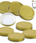 8 Pack Metal Bee Feeders For Beehives Entrance Lid Water And Sugar Syrup Feeder Set Perforated Design For Steady Hydration