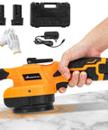 Ultra Lightweight Tile Vibration Tool With Suction Cup 2.3 Lb Workhorse, 12,000 RPM Adjustable Vibration, Dual 2.0Ah Batteries
