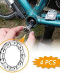 Installing Four Piece Crank Bearing Set With Five Sixteenth Inch Ball Size And Nine Balls For BMX Beach Cruisers And Stretch Bikes