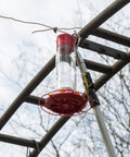Boat Hook Head Only No Pole For Docking And Debris Cleanup Heavy Duty Metal Utility Hook in use with bird feeder pole