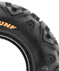Close-up view of tire tread showing rugged design for All Terrain ATV And Go Kart Tires A051 145/70-6 Tubeless 6PR Set Of 4