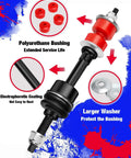 Front Sway Bar End Link Kit for Ram 1500 2006-2018 4WD and Ram Classic 2019-2024 with PU bushings and washers