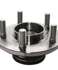 RWD Front Wheel Hub Bearing Kit For Chrysler 300 Dodge Charger Challenger Magnum 2 Piece Set Includes Front Wheel Hub And Bearing Assembly Plus Outer Tie Rod End Links Beef Up Your Ride, front view.