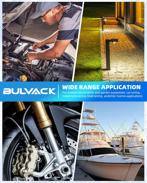 Heavy Duty Quick Swap Battery Connector Assortment Kit 108 Pcs 15 30 45 Amp shown in applications for vehicles and outdoor use.