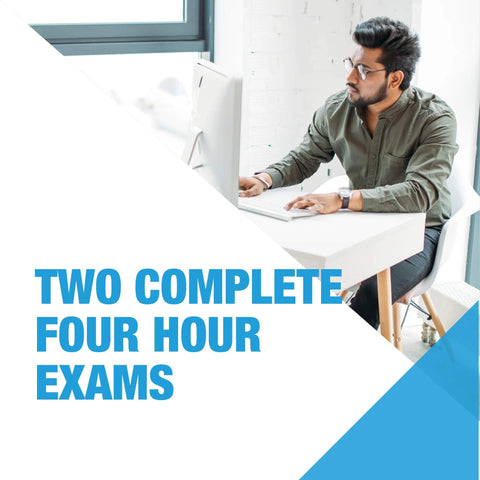 Book cover for PPI FE/EIT exam prep, 2nd edition, shows a man at a desk with a computer, blue and white geometric design.