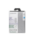 Packaging of Replacement Ironing Board Cover For XL Comfort Board Size C One Hundred Percent Cotton Top Layer With Fairtrade Metalized Cover