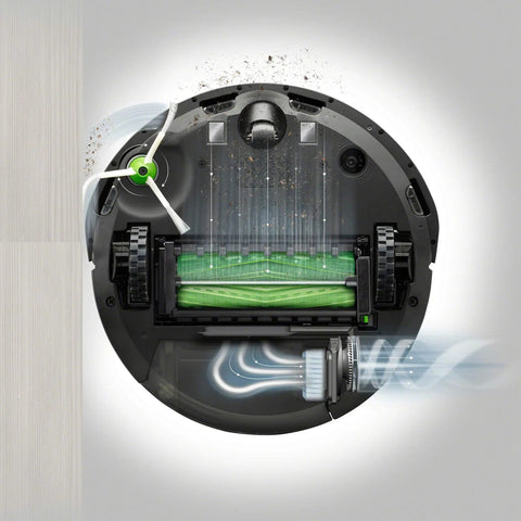 Three Pack High Efficiency Replacement Filters For Roomba E I J Series And Roomba Combo I5 J5 showing air flow