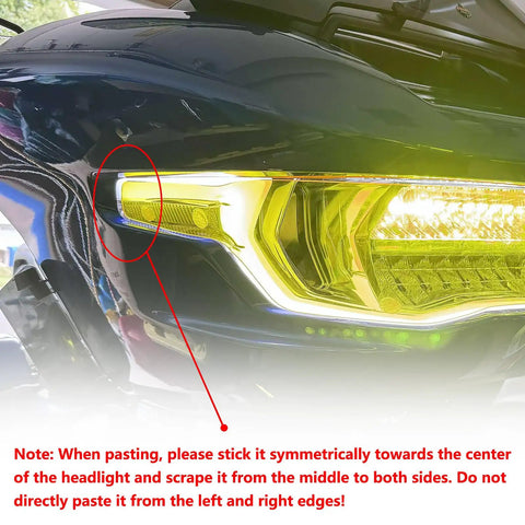 Beefed Up Waterproof Front Headlight Guard for Road Glide CVO FLTRXSE 2023 2024 and Road Glide ST 2024 shown on motorcycle