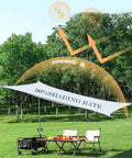Shade Cloth Ninety Percent White 8 By 10 Foot HDPE Sun Shade Sail for Patio Garden Greenhouse
