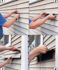 Vinyl Siding Removal Tool 7 Inch Heavy Duty Steel Hand Tool For House Siding Installation And Repair Durable Steel Construction Built To Last Pro Grade For Quick And Easy Siding Replacement And Repairs On Homes And Outbuildings in use
