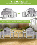 Assembly diagram of Mobile Chicken Coop With Run For Secure Poultry Housing On Wheels Nesting Box And Slide Out Tray Waterproof Roof