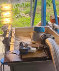 Beefy 2200W Hydro Generator 220V Micro Hydroelectric Water Turbine For Creek with connected components and lights glowing