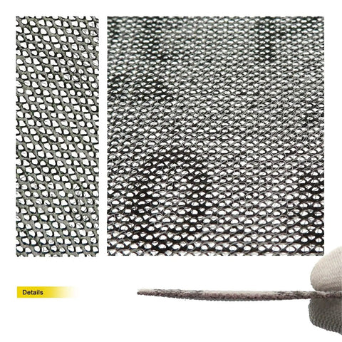 Get Some Smooth Finish With These 20 Piece 3 Inch Mesh Sanding Discs anti-blocking mesh detail for cleaner surface prep.