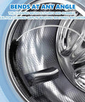Extra Long 47.2 Inch Dryer Lint Brush Vent Cleaner Tool bends in dryer drum at any angle