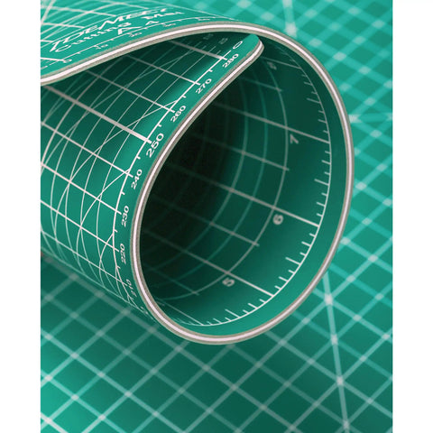 Rolled green Beefed Up Super Dense 24 By 36 Inch Large Self Healing Rotary Cutting Mat For Sewing Crafts And Hobby Projects A1 Size