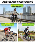 Cyclist using Two Pack 700c Road Bike Inner Tubes 700x20c To 700x25c With 42mm Presta Valve Butyl Rubber Includes Two Tire Levers