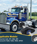 Exhaust Mount Bushing Kit For Peterbilt 348 379 388 389 And Kenworth T600 T680 T800 W900 with poly bushing displayed.