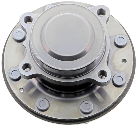 Front Wheel Bearing And Hub Assembly Built Damn Tough For Butter Smooth Rides And No Wheel Wobble On 2020 To 2022 Chevrolet Silverado And Gmc Sierra Hd Trucks Rwd, top view showing hub design.