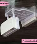 Garage Door Bracket For Alarm Contact Sensors 2nd Gen Just Snap On Install Secure Mount in use on garage door