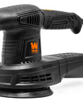 5 Inch Variable Speed Random Orbital Sander With 3.7 Amp Motor, Dual Grip Handle, Hook and Loop Pad, 6000 to 13000 Orbits Per Minute