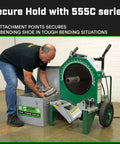 Hella Tough Steel Storage Gang Box For Electricians Measuring Twenty Two By Twenty Two By Eighteen Inches With Spring Loaded Hinges Compatible With Greenlee Current Knack Equipment, holding bending shoe.