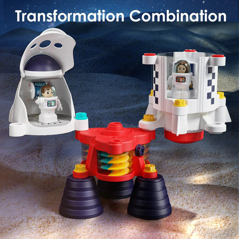 Hands On Rocket Space Toy Set For Kids Explore The Cosmos With A Spaceship Playset Space Shuttle And An Electric Drill