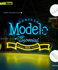 Dope Beer Neon Sign For Wall Decor Dimmable Led Tube Light Amps Up Chill Vibes For Man Cave Bar Shack Pub Bistro Hotel Game Room Hanging Display Usb Powered with stainless steel chain and control switch.
