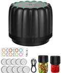 Mason Jar Vacuum Sealer Kit Cordless Auto Stop With 10 Lids, charger, lid opener, and sealed jars