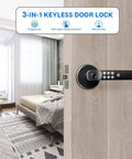 Keyless Fingerprint Door Lock With Silicone Keypad And Biometric Access For Home, Apartment, Office on bedroom door