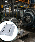 Electric Motor Base Mount Slide Plate For 56 Frame Belt Tension Adjuster With Integrated Roll Tracks in industrial setting.