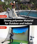 7 By 7 Ft Heavy Duty Golf Practice Net With Side Coverage And Sandbag For Backyard Training, outdoor and indoor use