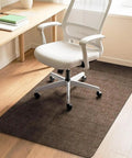 Office Chair Mat For Hardwood And Tile Floors 48 By 36 Inches Large Anti Slip Desk Chair Mat For Rolling Chairs Hard Floor Protector For Home Office Coffee Color Not For Carpet under a rolling chair