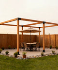 Beefed Up Iron Pergola Bracket Kit For 4x4 Posts With 3 Way And 4 Way Corner Brackets Includes Metal Base And Screws For Gazebos And Pergolas Built To Last installed on wooden posts